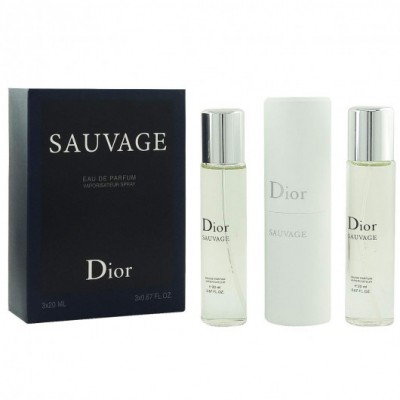 Набор Christian Dior Sauvage edp для мужчин 3*20 мл
