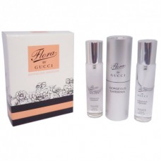 Набор Gucci Flora by Gucci Gorgeous Gardenia edp для женщин 3*20 мл