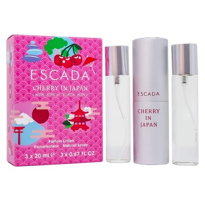 Escada Cherry In Japan 3*20ml REFILL fem